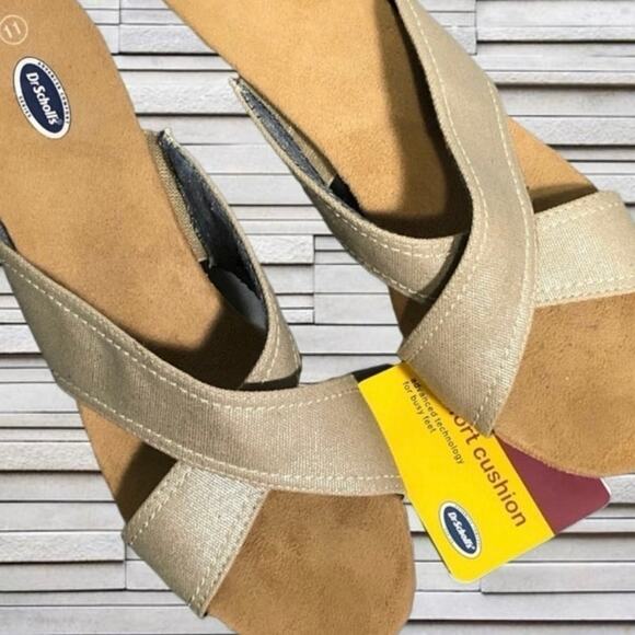 𝅺NWT Dr. Scholl’s Comfort Cushion Wedges Sz. 11 - Picture 3 of 6